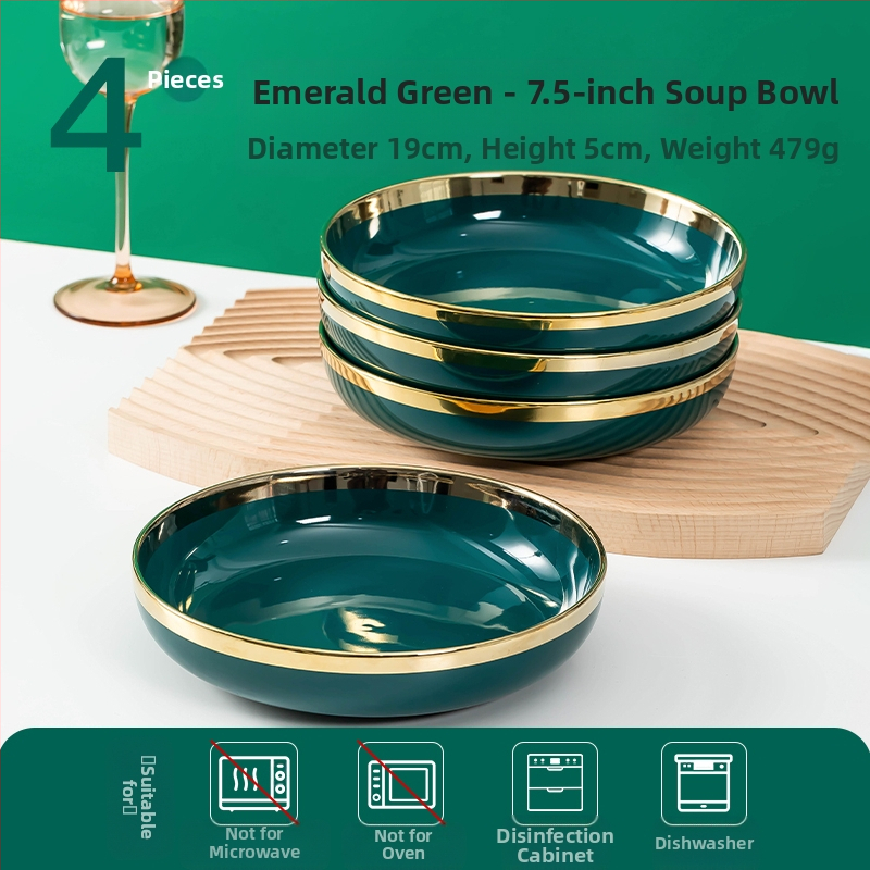 „Užsidirbk pragyvenimui Nordic Creative“ lėkštė, keramikinė, aukštos kokybės stalo įrankių kombinacija, namų apyvokos reikmenys, 2024 m. nauja, lengva, prabangi lėkštė