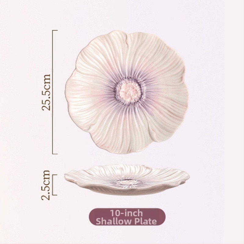 Kroonlehtede keraamiline riisikauss glasuuri all värvilised lauanõud, mis sobivad majapidamisse 2025. aasta uue stiiliga, eriti ilus jogurtikauss