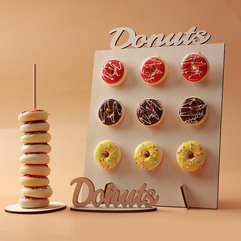 Puidust sõõrikualus Kondiitritoodete tarvikud Kaunistused Kodupeo kaunistused Laste duši all peetava festivali rekvisiidid