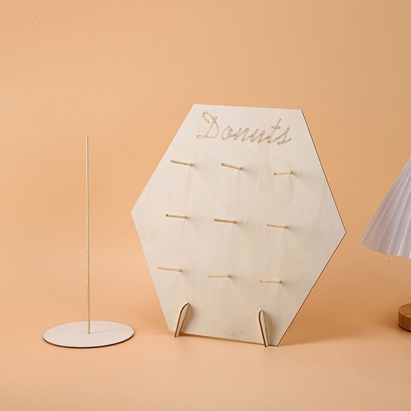 Puidust sõõrikualus Kondiitritoodete tarvikud Kaunistused Kodupeo kaunistused Laste duši all peetava festivali rekvisiidid