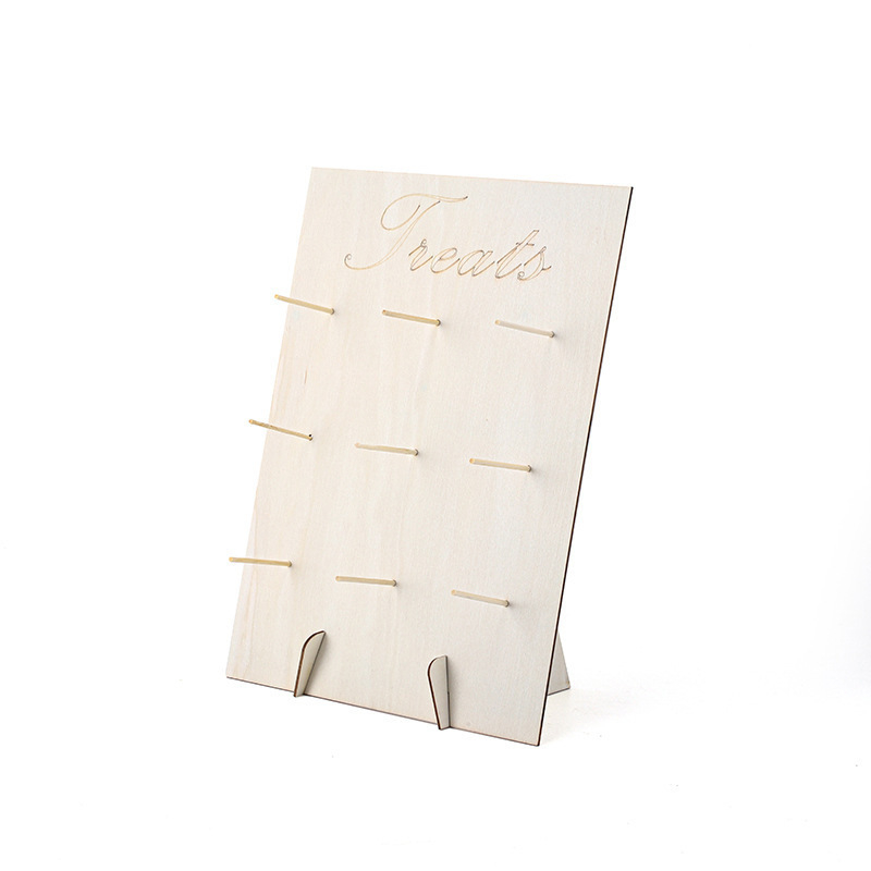 Puidust sõõrikualus Kondiitritoodete tarvikud Kaunistused Kodupeo kaunistused Laste duši all peetava festivali rekvisiidid