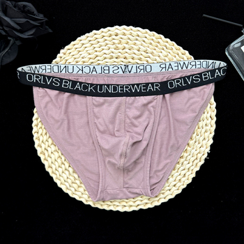 Seksualūs ploni siauro krašto diržo vyriški apatiniai, gražūs, ploni modaliniai, aukšti plyšiai, žemo juosmens, didelis krepšys, madingas