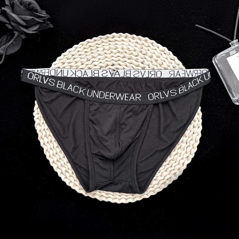 Seksualūs ploni siauro krašto diržo vyriški apatiniai, gražūs, ploni modaliniai, aukšti plyšiai, žemo juosmens, didelis krepšys, madingas