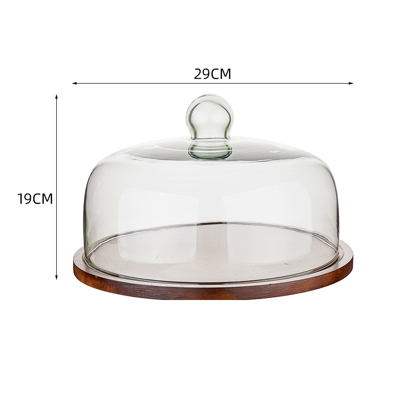 2023 m. naujas vintažinio japoniško stiliaus akacijos medienos tortų padėklas namams, svetainei, deserto lėkštei, deserto stalui, vaisių lėkštei