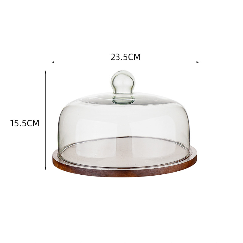 2023 m. naujas vintažinio japoniško stiliaus akacijos medienos tortų padėklas namams, svetainei, deserto lėkštei, deserto stalui, vaisių lėkštei