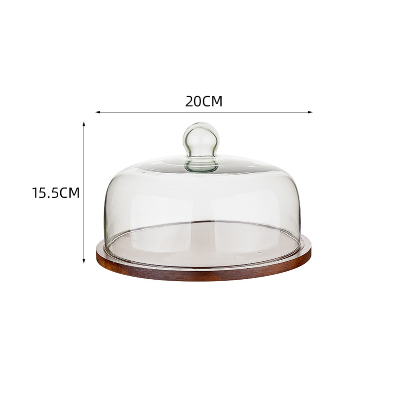 2023 m. naujas vintažinio japoniško stiliaus akacijos medienos tortų padėklas namams, svetainei, deserto lėkštei, deserto stalui, vaisių lėkštei