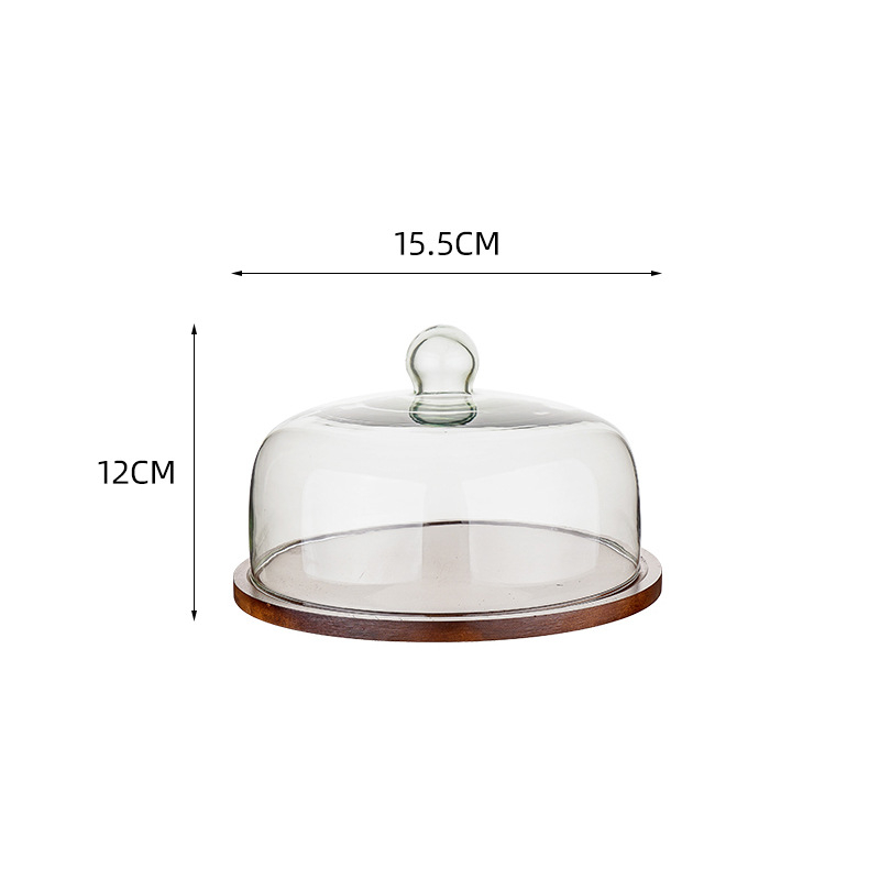 2023 m. naujas vintažinio japoniško stiliaus akacijos medienos tortų padėklas namams, svetainei, deserto lėkštei, deserto stalui, vaisių lėkštei