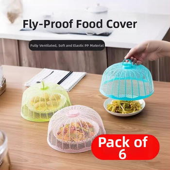 Toidu tolmukate majapidamiskatte jaoks, toidujääkide õhtusöögilaua kate, kärbsekindel tolmukindel kate, toidujääkide kate