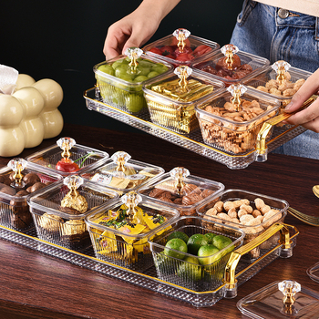 Skyriai vaisių lėkštė, namų svetainės kavos staliukas, džiovintų vaisių lėkštė, saldainių dėžutė, paprasta moderni plastikinė vaisių lėkštė, užkandžių lėkštė