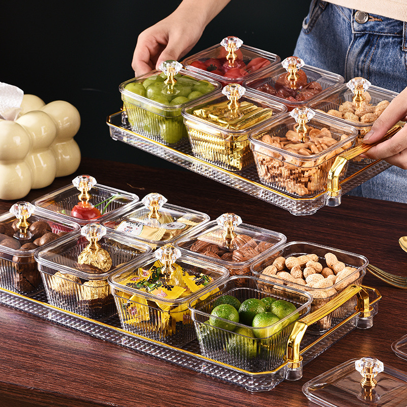 Skyriai vaisių lėkštė, namų svetainės kavos staliukas, džiovintų vaisių lėkštė, saldainių dėžutė, paprasta moderni plastikinė vaisių lėkštė, užkandžių lėkštė