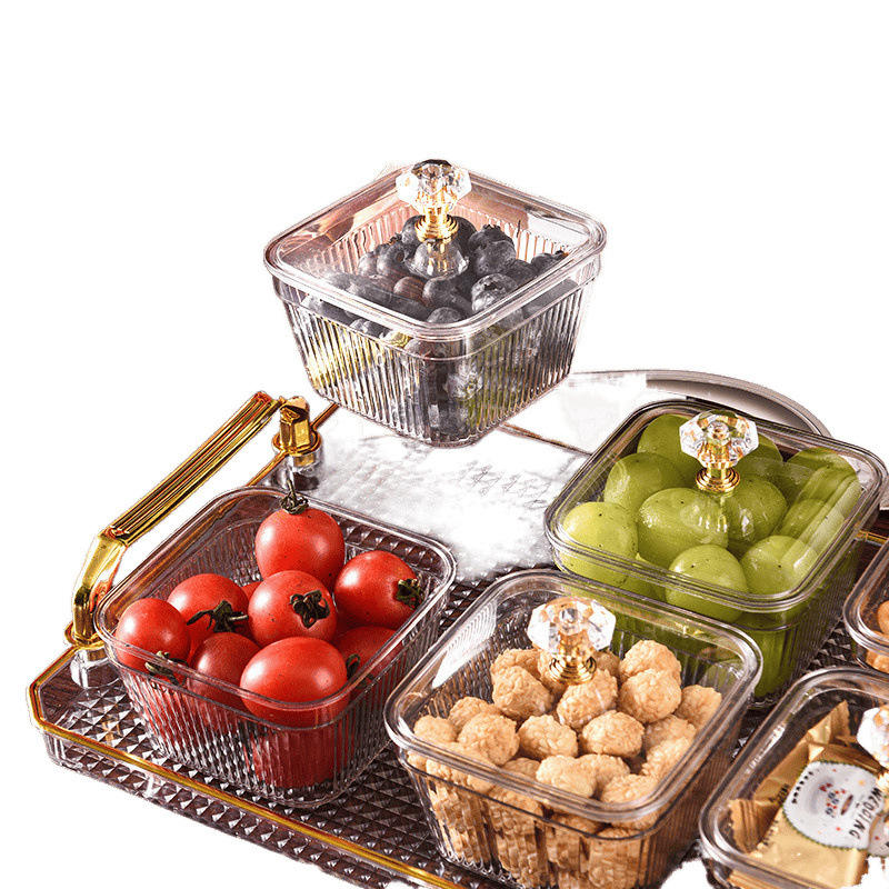 Skyriai vaisių lėkštė, namų svetainės kavos staliukas, džiovintų vaisių lėkštė, saldainių dėžutė, paprasta moderni plastikinė vaisių lėkštė, užkandžių lėkštė