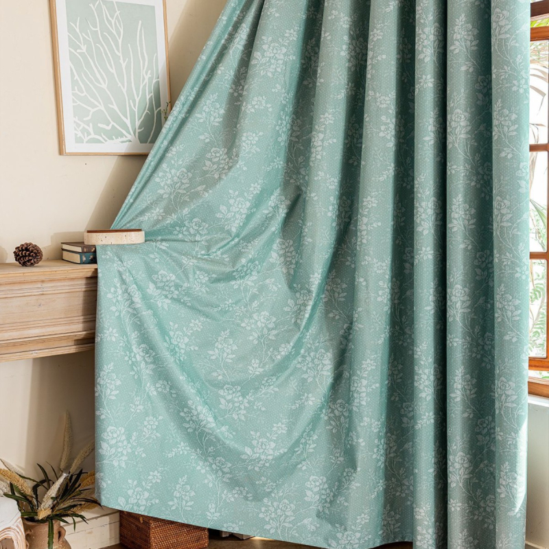 1 vnt. naujas daugiaspalvis laminuotas spausdintas užtemdantis audinys namams, užtemdantis ir šilumos izoliacinis, sutankintas svetainės ir miegamojo dekoravimui, prie strypo tvirtinamas langas