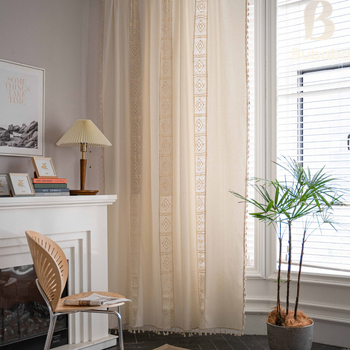 „Bu Daddy“ užuolaidos, amerikietiškos nėrimo languotos pertvaros užuolaidos, trumpos užuolaidos, durų užuolaidos, įlankos langas, virtuvės užuolaidos, gatavo produkto didmeninė prekyba