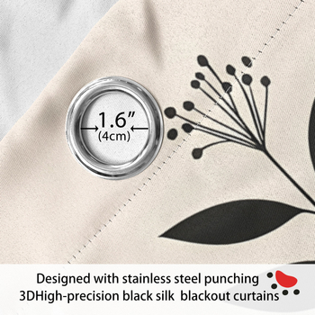 „Amazon“ tarpvalstybinės tamsinančios užuolaidos su pritaikytais paveikslėliais miegamajam, balkonui, svetainei, aukštos kokybės tamsinančios užuolaidos nuo saulės