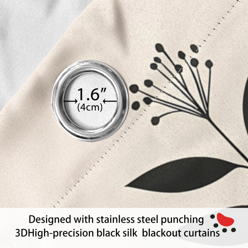 „Amazon“ tarpvalstybinės tamsinančios užuolaidos su pritaikytais paveikslėliais miegamajam, balkonui, svetainei, aukštos kokybės tamsinančios užuolaidos nuo saulės