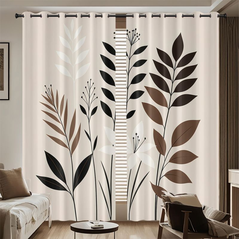 „Amazon“ tarpvalstybinės tamsinančios užuolaidos su pritaikytais paveikslėliais miegamajam, balkonui, svetainei, aukštos kokybės tamsinančios užuolaidos nuo saulės