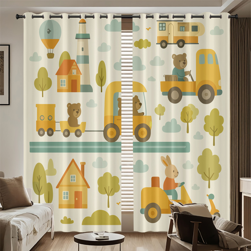 „Amazon“ tarpvalstybinės tamsinančios užuolaidos su pritaikytais paveikslėliais miegamajam, balkonui, svetainei, aukštos kokybės tamsinančios užuolaidos nuo saulės