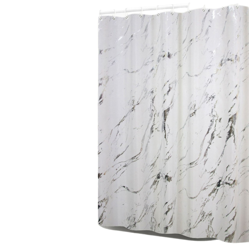 Väliskaubanduse kuumstantsimine ja hõbedane dušikardin, paksendatud trükitud terasest pandlaga, stantsivaba dušikardin, veekindel ja hallituskindel vannitoa vaheseina dušikardin