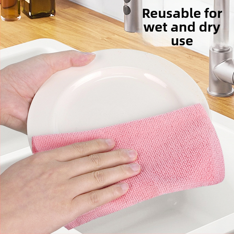 Микрофибърна кухненска кърпа за съдове, без власинки и масло