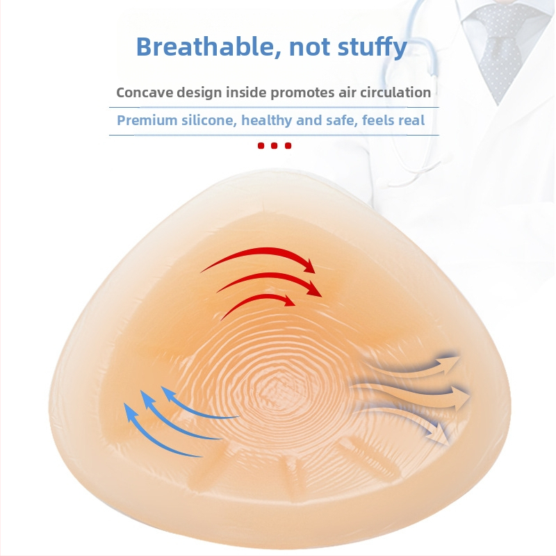 Silikoonist rinnaprotees Pärast mastektoomiat võltsrinnahoidja rinnahoidja spetsiaalne naiste rinnahoidja võltsrinna aluspesu rinnapadi suvel