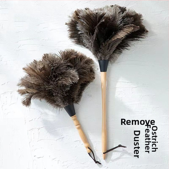 Ξεσκονόπανο αυτοκινήτου, σκουπάκι σκόνης κρεβατιού, φυσικό ξεσκονόπανο από φτερά στρουθοκαμήλου, μικρό μίνι ξεσκονόπανο καθαρισμού