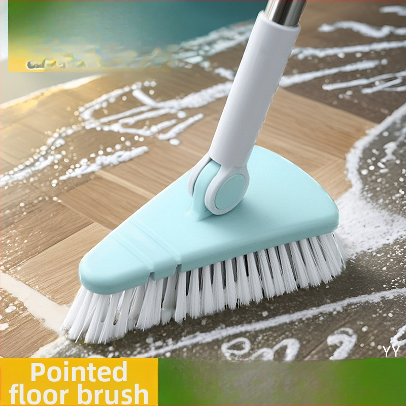 ♡ Kolmnurkne põrandahari, pika varrega kõvade harjastega hari, nurgavahede hari, plaaditud põranda hari, vannitoa puhastushari, põrandahari