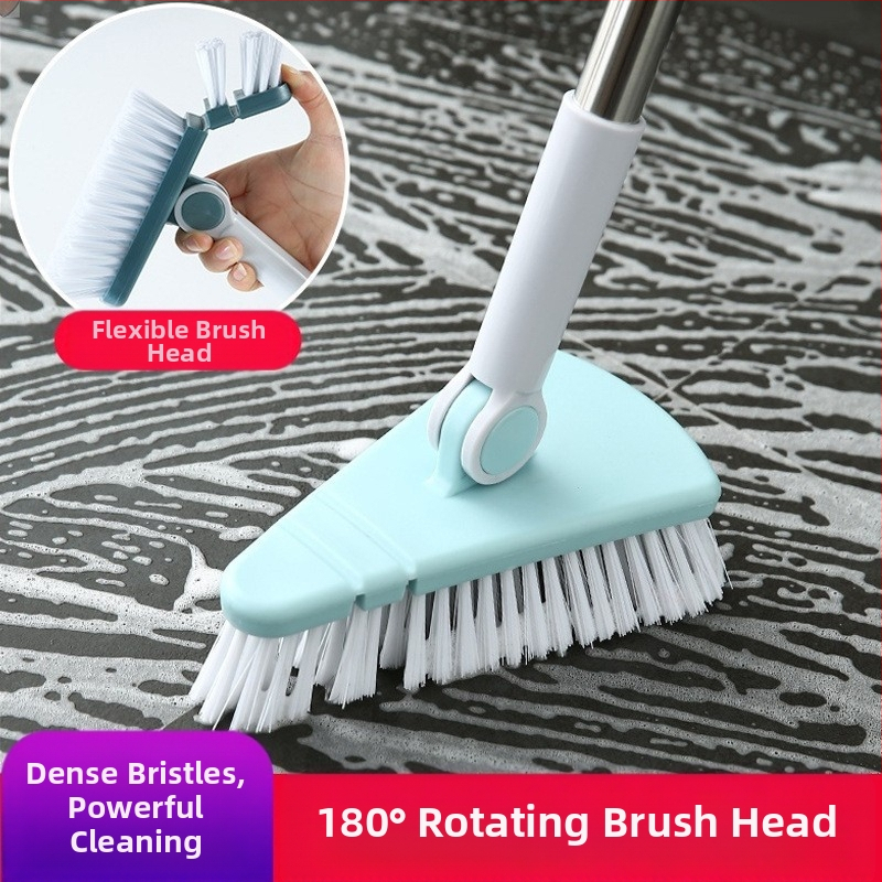 ♡ Kolmnurkne põrandahari, pika varrega kõvade harjastega hari, nurgavahede hari, plaaditud põranda hari, vannitoa puhastushari, põrandahari