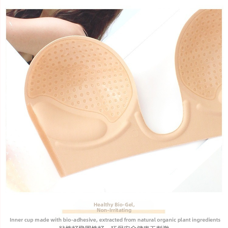 Дълбока V-образна тънка издърпваща се дишаща неплъзгаща се сватбена рокля със специален еднокомпонентен пръстен без стоманена шевна, невидима лепенка за гърдите