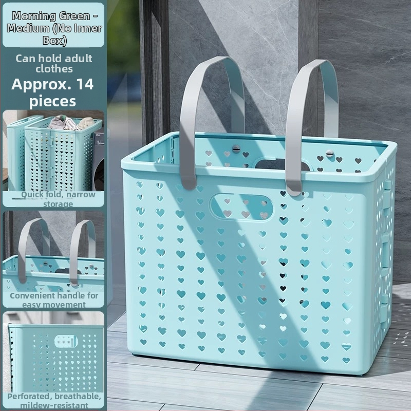 Pesukorv Majapidamise vannitoa riiete hoiustamise ämbrikorv Artefakt Vannitoa suplemine Kokkupandav määrdunud riiete hoiustamise korv