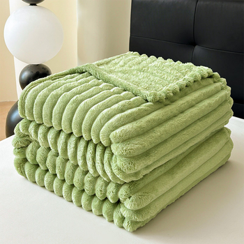 Takaró Vastag Tej Bársony Őszi-Téli Takaró Irodai Szundikálótakaró Flanel Kanapéhuzat Takaró Bársony Takaró Hálótermi Paplan