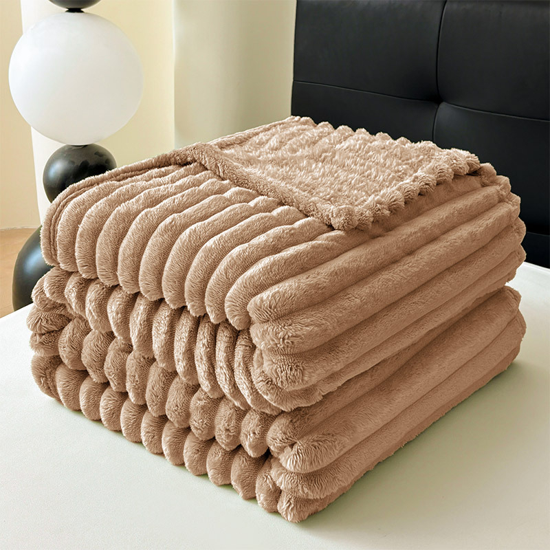 Takaró Vastag Tej Bársony Őszi-Téli Takaró Irodai Szundikálótakaró Flanel Kanapéhuzat Takaró Bársony Takaró Hálótermi Paplan