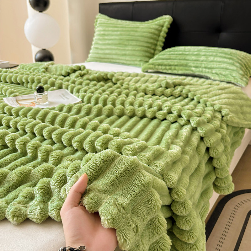 Takaró Vastag Tej Bársony Őszi-Téli Takaró Irodai Szundikálótakaró Flanel Kanapéhuzat Takaró Bársony Takaró Hálótermi Paplan