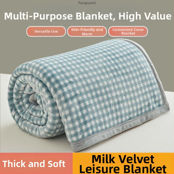 Κουβέρτα από γάλα fleece Κουβέρτα διπλής όψης από fleece Ζεστή χειμωνιάτικη κουβέρτα fleece Σεντόνι φοιτητή με παχύρρευστο ύφασμα Κουβέρτα γραφείου για μεσημεριανό διάλειμμα Πάπλωμα