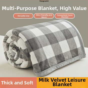 Κουβέρτα από γάλα fleece Κουβέρτα διπλής όψης από fleece Ζεστή χειμωνιάτικη κουβέρτα fleece Σεντόνι φοιτητή με παχύρρευστο ύφασμα Κουβέρτα γραφείου για μεσημεριανό διάλειμμα Πάπλωμα