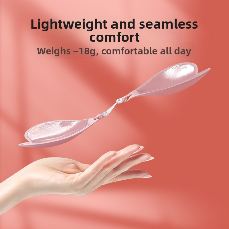 Нова водоустойчива лепенка за гърди за бикини, невидима против подутини, мини подложка за гърди, неплъзгаща се тънка лепенка за гърди за бански костюми