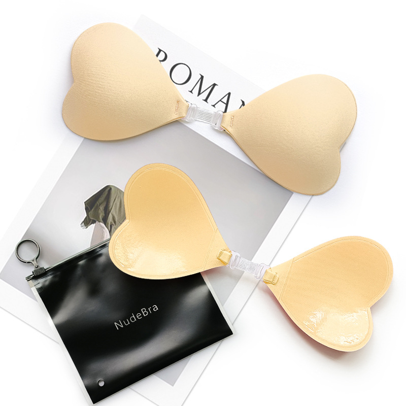 Uus veekindel bikiiniarmastuse rinnaplaaster nähtamatu muhkumisvastane minirinnapadi push-up libisemiskindel õhuke ujumisriiete rinnaplaaster