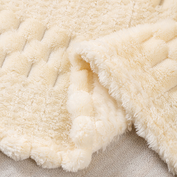 Διασυνοριακή κουβέρτα φανέλας Bei Bei από βελούδο ζακάρ, κουβέρτα κλιματισμού γραφείου, κουβέρτα ανανά