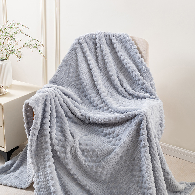 Prekogranična Bei Bei baršunasta žakard flanelska deka za uredski odmor, deka za klima-uređaj, deka s ananasom