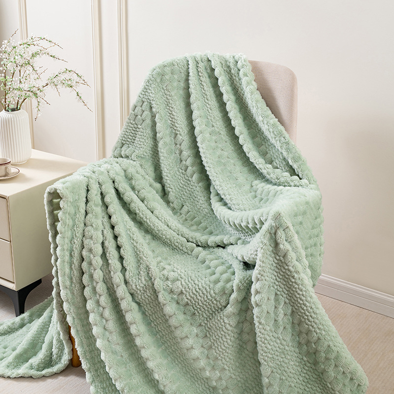 Prekogranična Bei Bei baršunasta žakard flanelska deka za uredski odmor, deka za klima-uređaj, deka s ananasom