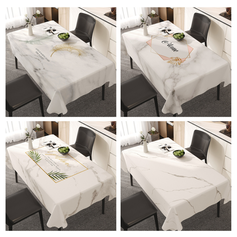 Márvány terítő, vízálló és olajálló, mosásmentes, forrázásgátló terítő, 2025-ös új, hozzáférhető, luxus, csúcskategóriás dohányzóasztal-terítő, asztalszőnyeg