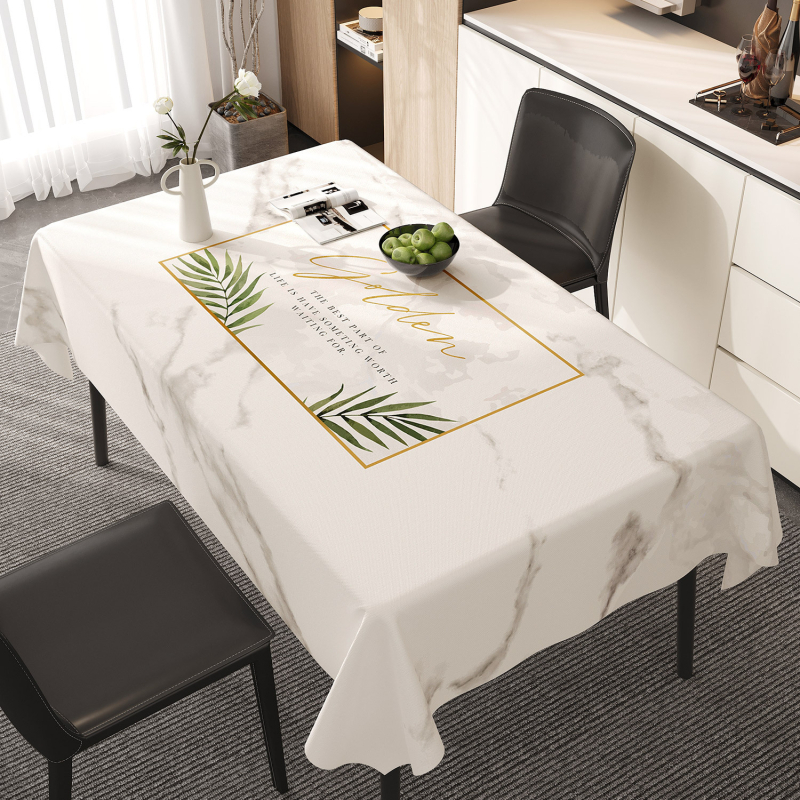 Márvány terítő, vízálló és olajálló, mosásmentes, forrázásgátló terítő, 2025-ös új, hozzáférhető, luxus, csúcskategóriás dohányzóasztal-terítő, asztalszőnyeg