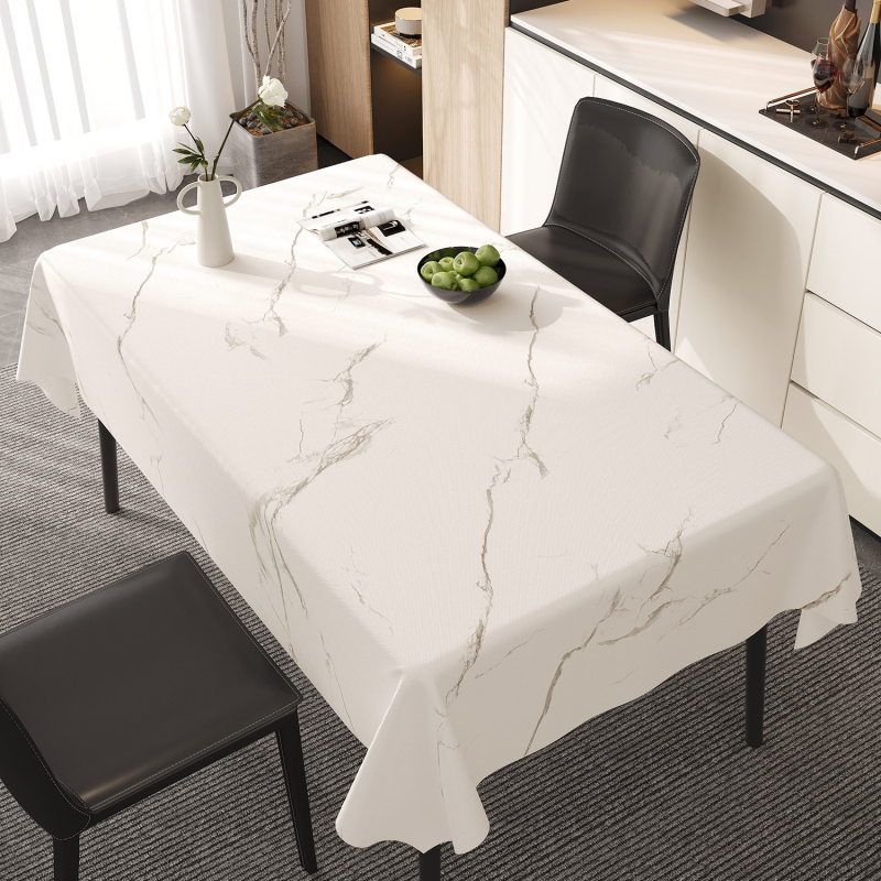 Márvány terítő, vízálló és olajálló, mosásmentes, forrázásgátló terítő, 2025-ös új, hozzáférhető, luxus, csúcskategóriás dohányzóasztal-terítő, asztalszőnyeg