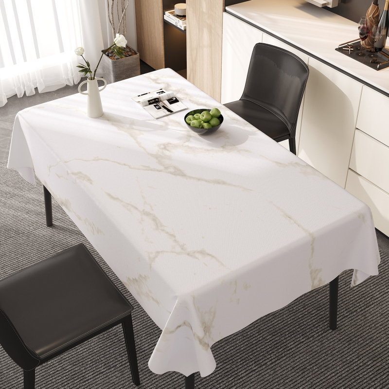 Márvány terítő, vízálló és olajálló, mosásmentes, forrázásgátló terítő, 2025-ös új, hozzáférhető, luxus, csúcskategóriás dohányzóasztal-terítő, asztalszőnyeg