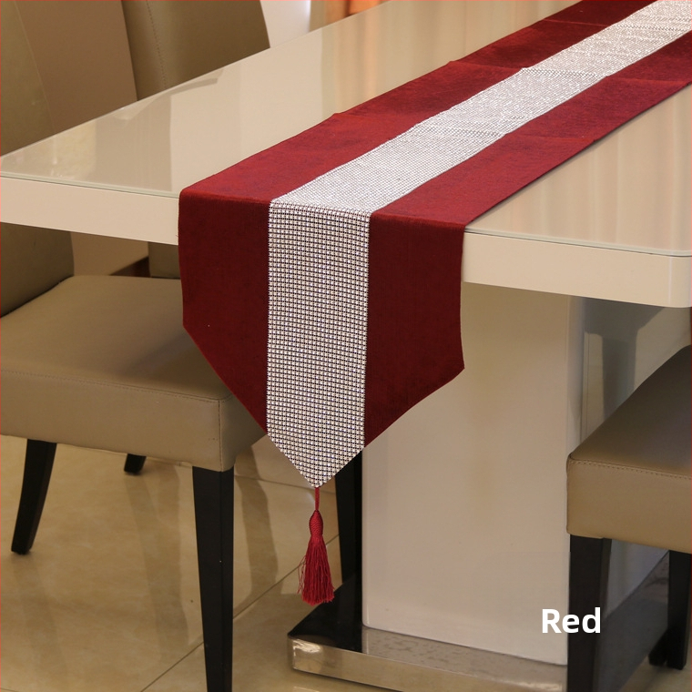 Tarpvalstybinė ryški deimantinė rašyba su kanapėmis, moderni paprasta europietiška stalo vėliava, nauja kiniška staltiesė, europietiška ir korėjietiška kokybės festivalio staltiesė