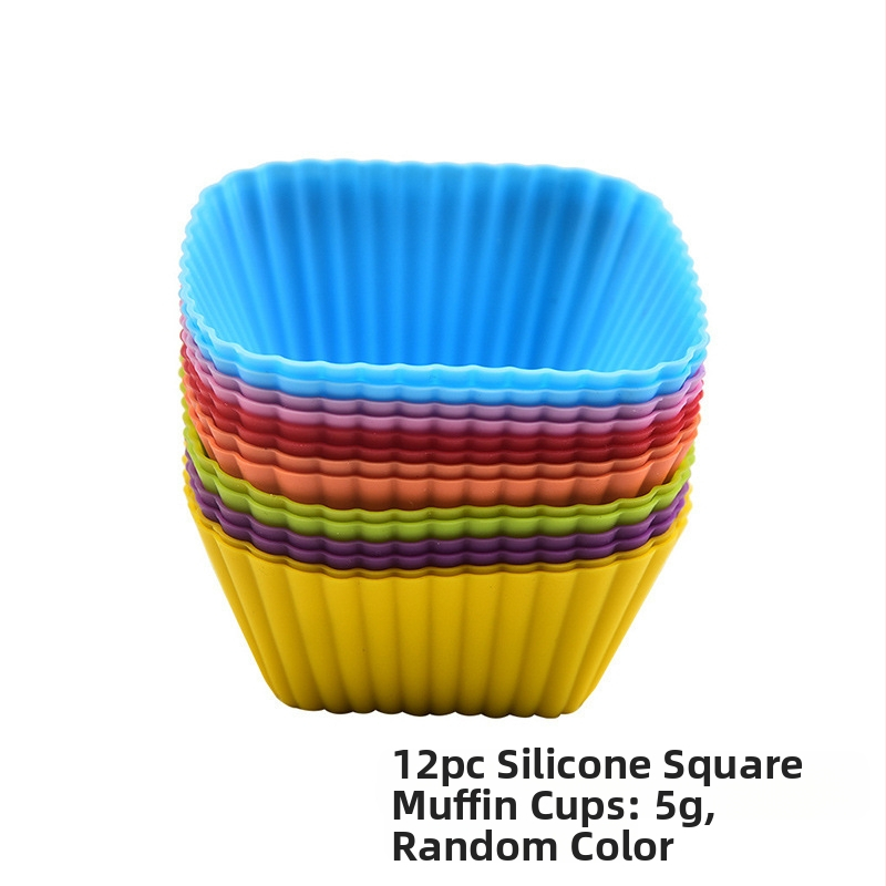 7 cm silikoonist kõrvitsa-muffinivormid, südamekujulised, tähekujulised, ristkülikukujulised, roosilillekujulised, ümmargused koogivormid