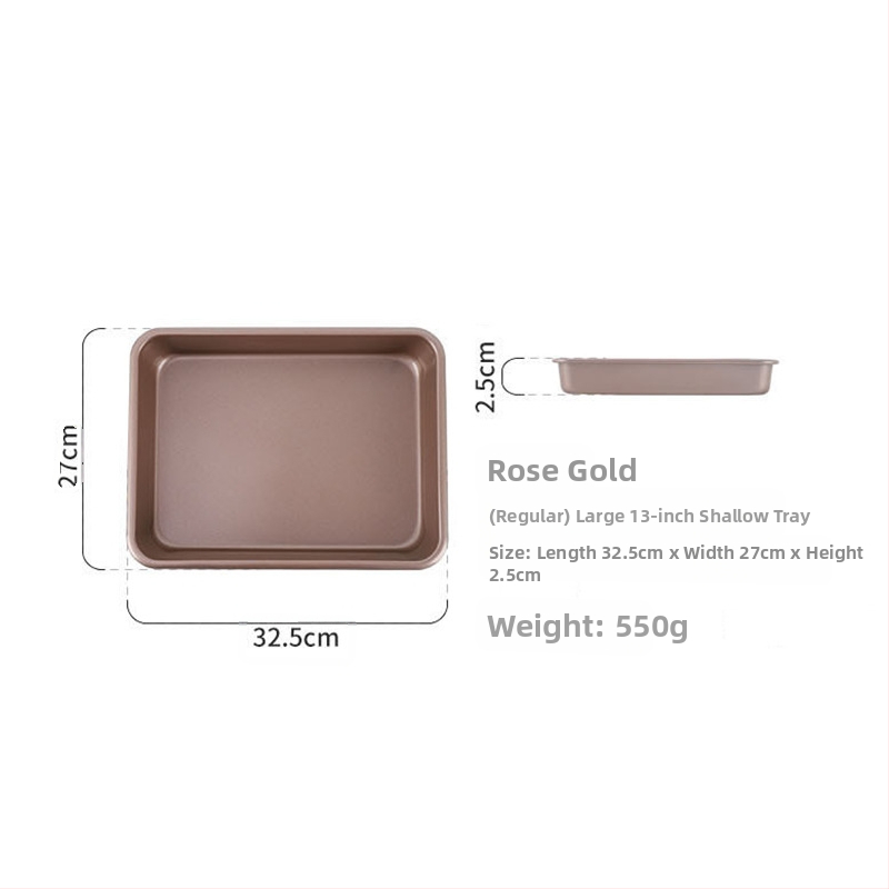 Szénacél sütőlap sütő speciális tányér téglalap alakú tapadásmentes sütőlap háztartási lapos tálca süteménytekercs párolt süteménytálca