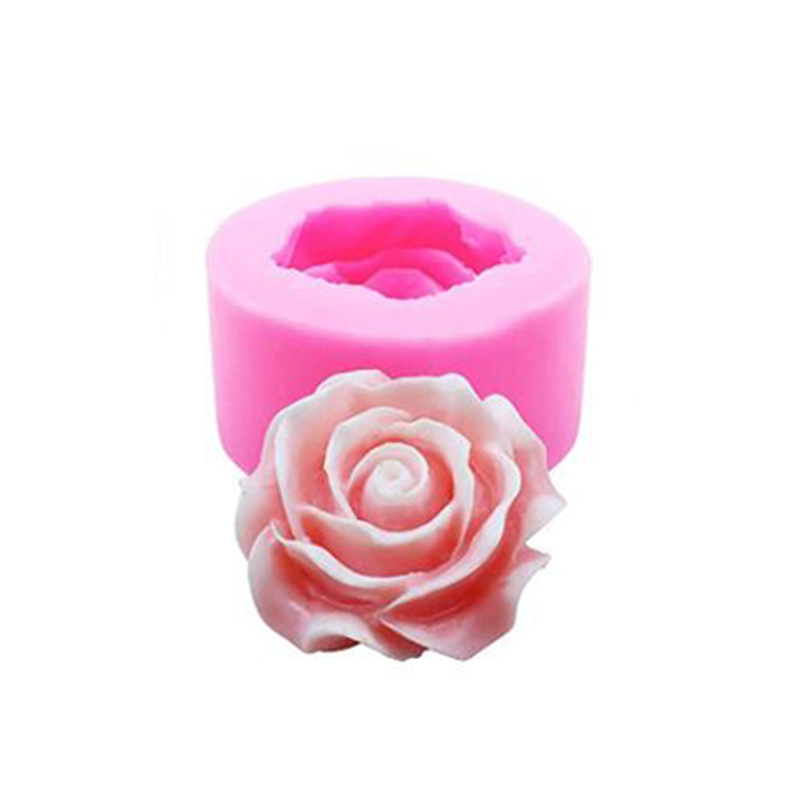 Rózsa szegfű bazsarózsa szilikon cukor hajtogatott forma sütéshez torta dekoráció jégkrém kézzel készített szappan gél csepp forma