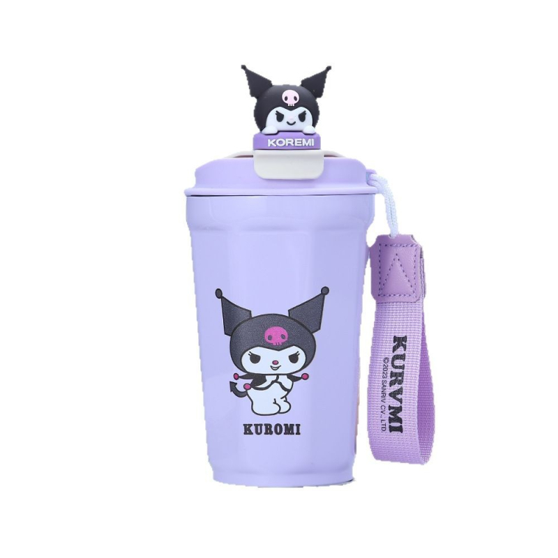 Õpilase iminapaga kaasaskantav kohvitass termos armas veetass 304 roostevabast terasest nišš kaasaskantava köiega