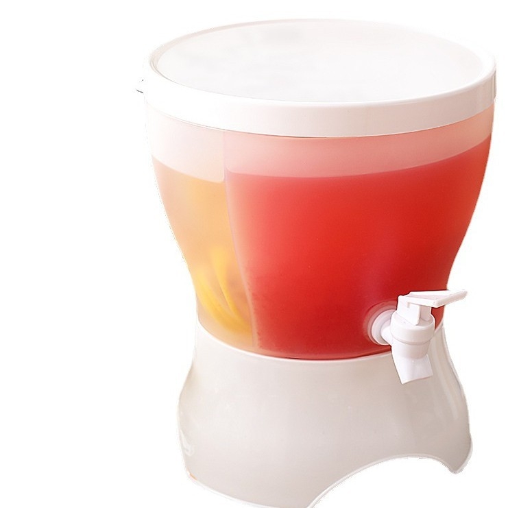 Pasukamas didelės talpos pertvaros dizainas šalto vandens kibiras buitinis naminis gėrimų kibiras šaldytuvo šalto vandens butelis