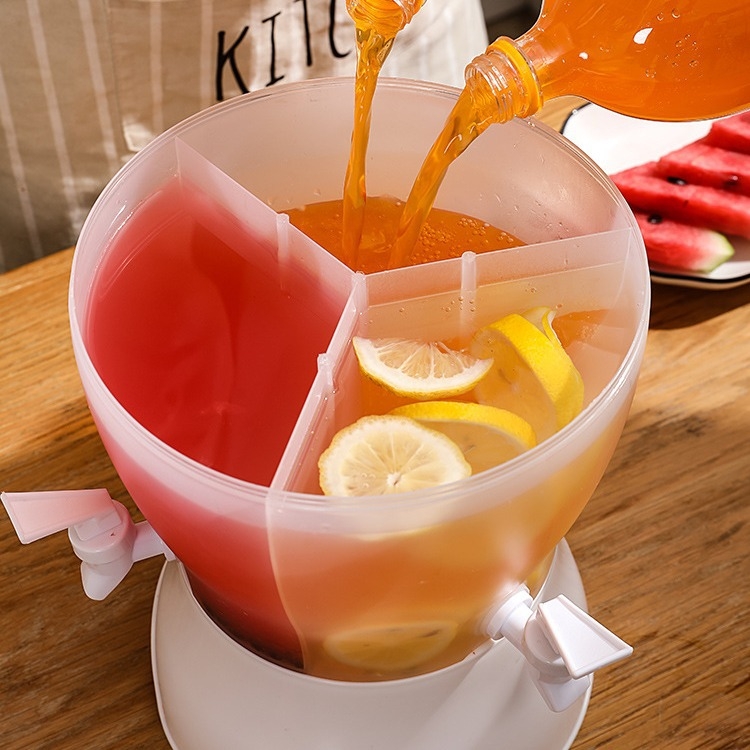 Pasukamas didelės talpos pertvaros dizainas šalto vandens kibiras buitinis naminis gėrimų kibiras šaldytuvo šalto vandens butelis